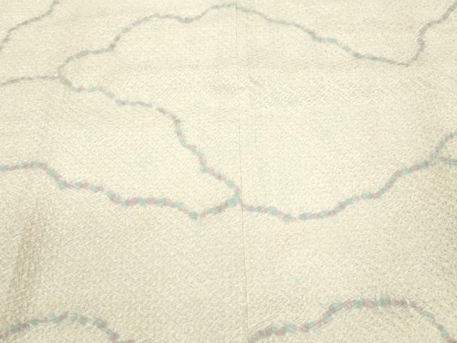 平和屋着物＃道行コート 総絞り 雲重ね文 正絹 逸品 CAAT0525dy