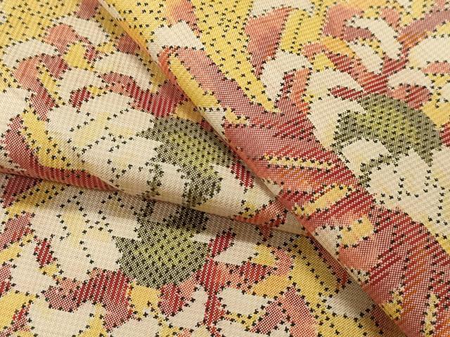 平和屋着物●本場大島紬　7マルキ　乱菊　正絹　逸品　CAAT0549dy