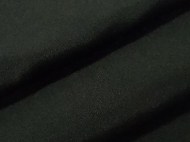 平和屋着物●男性　黒紋付　正絹　逸品　CAAT0551dy