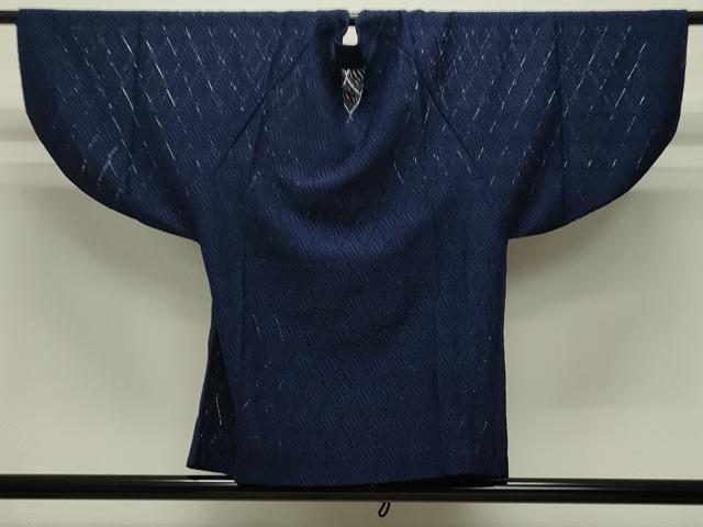 平和屋着物▽和装コート　スリーシーズン　春夏秋　塵除け　吉祥文　紺青色　CAAT0578dy 平和屋着物▽和装コート スリーシーズン 春夏秋 塵除け 吉祥文 紺青
