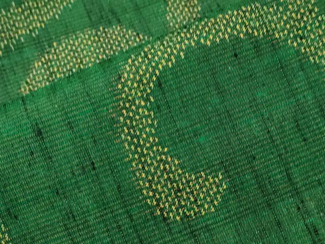 平和屋着物▽上質な紬 単衣 唐草文 正絹 逸品 CAAT0756dy 【公式通販】