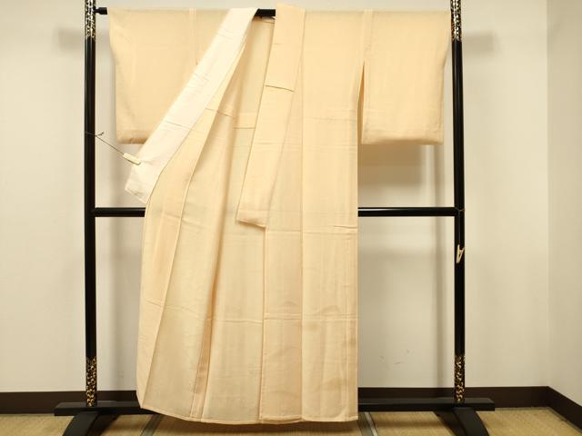 平和屋着物▽豪華色留袖 立波地紋 蜂蜜色 単衣 正絹 逸品 CAAT0776dyの