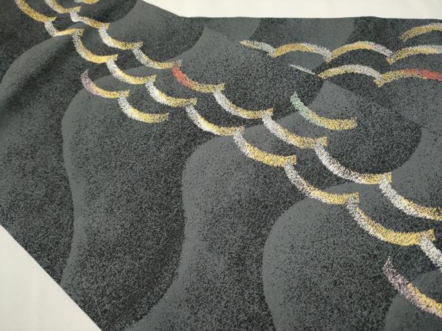 平和屋着物○九寸名古屋帯 吉祥文 金銀糸 正絹 逸品 CAAT0919hy