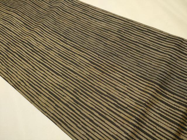 平和屋着物○両面 六通柄 京袋帯 間道 正絹 逸品 CAAT0974hy