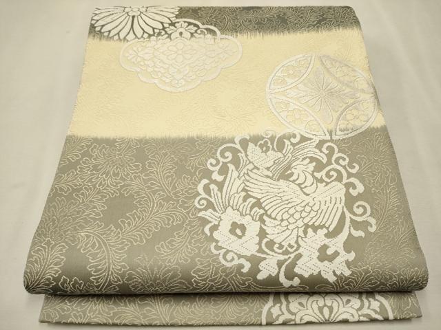 平和屋着物●六通柄袋帯　唐織　瑞祥古典紋　正絹　逸品　CAAT0976hy