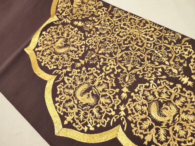 平和屋本店□極上 みちのく創作紬 絞り 斉藤織物工房 証紙付き 逸品 未