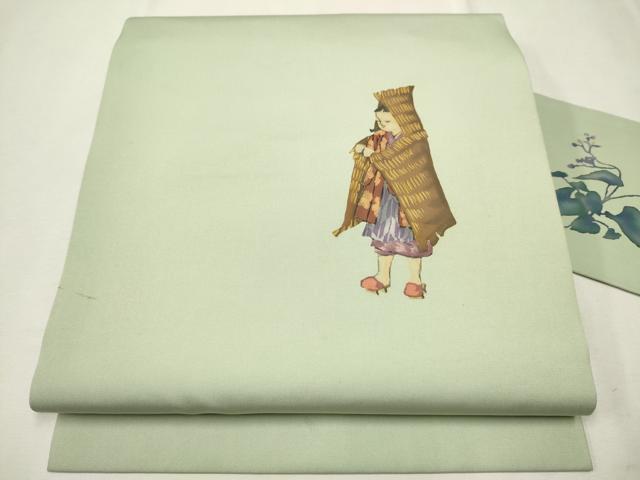 専用帯2641 ●加賀友禅の巨匠 初代 由水十久 ぶりぶり 瀞金錦 高級正絹袋帯 専用帯2641 ○加賀友禅の巨匠 初代 由水十久 ぶりぶり 瀞金