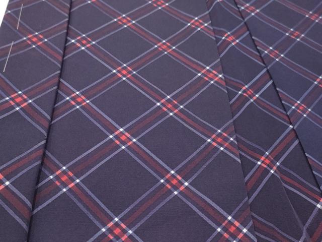 平和屋着物＃羽織 格子柄 正絹 逸品 CAAT5643id