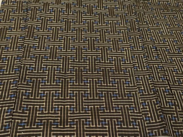 平和屋着物＃本場大島紬 龍郷絣 秋名バラ 羽織 正絹 逸品 CAAT5651id