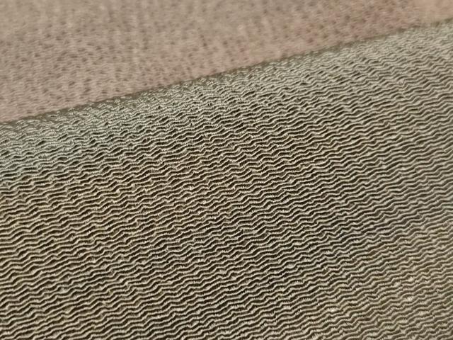 平和屋着物＃道行コート 霞文 暈し染め 鬼しぼ縮緬 ロング丈 正絹