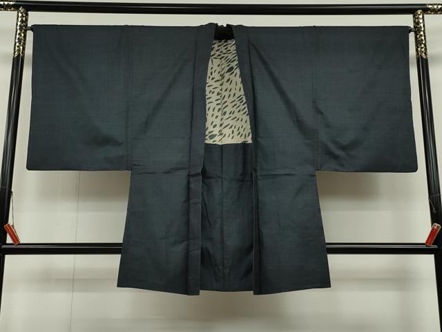 平和屋着物＃男性　本場大島紬　長羽織　100亀甲　総詰め　正絹　逸品　CAAT5737id