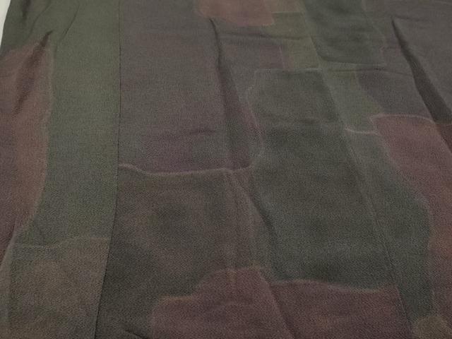 平和屋着物＃道中着 吉祥文 鬼しぼ縮緬 ロング丈 正絹 逸品 CAAT5792id