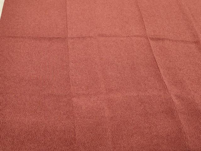 平和屋着物▽江戸小紋 道行コート 単衣 万筋 茜色＆#10005；一