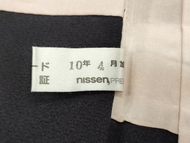 平和屋着物＃長羽織　雪芝花文　銀彩　正絹　逸品　CAAT5866id 平和屋着物＃長羽織 雪芝花文 銀彩 正絹 逸品 CAAT5866id