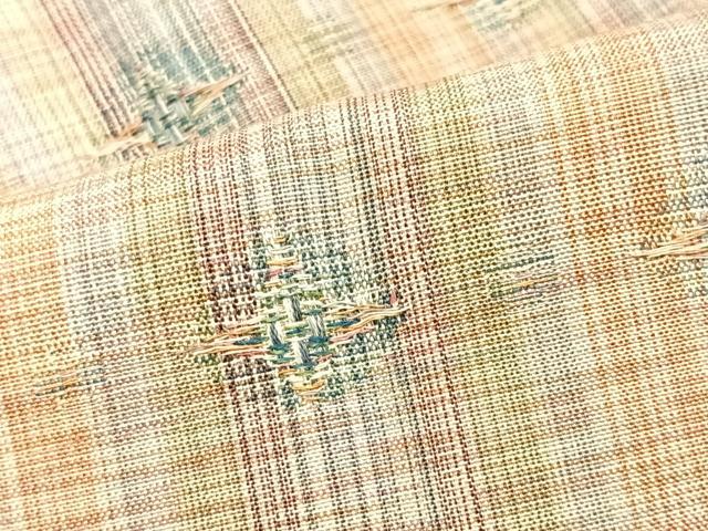 平和屋着物＃道中着 紬地 吉祥霞文 正絹 逸品 CAAT5948id