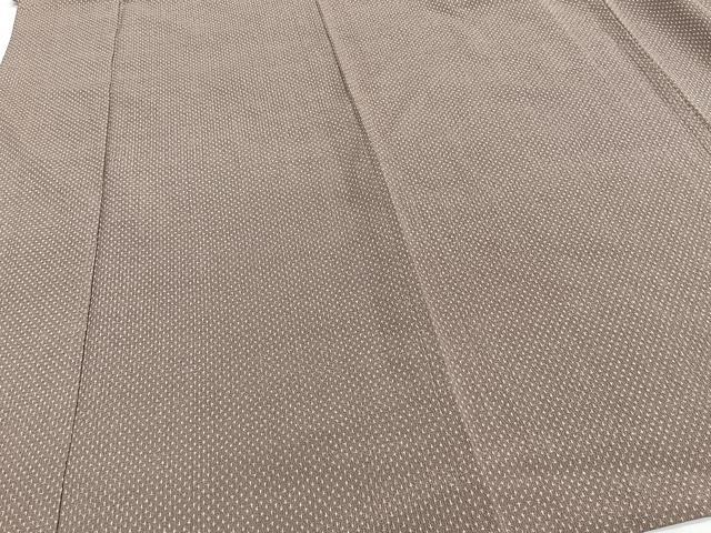 平和屋着物▽本塩沢 単衣 蚊絣 正絹 逸品 CAAT6644xi