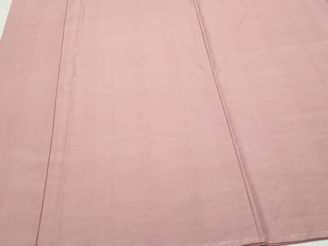 平和屋着物●上質な紬　色無地　退紅色 　正絹　逸品　未使用　CAAT6820vf 平和屋着物○上質な紬 色無地 退紅色 正絹 逸品 未使用 CAAT6820vf