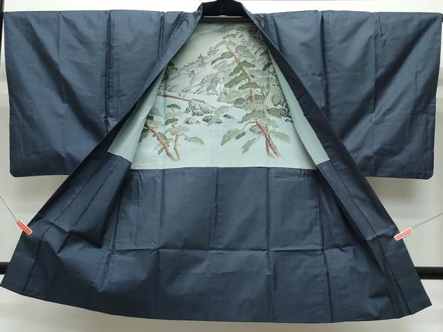 平和屋着物●男性　本場大島紬　アンサンブル　80亀甲　総詰　奥文謹製　証紙付き　正絹　逸品　AAAU8012zg 平和屋着物○男性 本場大島紬 アンサンブル 80亀甲 総詰 奥文謹製 証紙