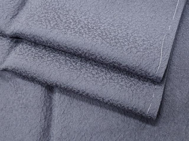 平和屋着物●上質な色無地　紋意匠　葡萄鼠色　正絹　逸品　未使用　CAAT6924vf