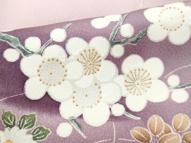 平和屋着物○訪問着 枝花文 暈し染め 金彩 正絹 逸品 CAAT6935vf