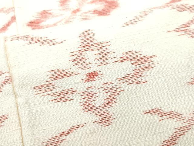 平和屋着物○上質な紬 松皮菱花文 正絹 逸品 CAAT6954vf