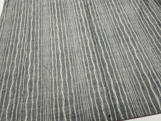 平和屋着物○上質な紬 変わり縞 正絹 逸品 CAAT6955vf 紬