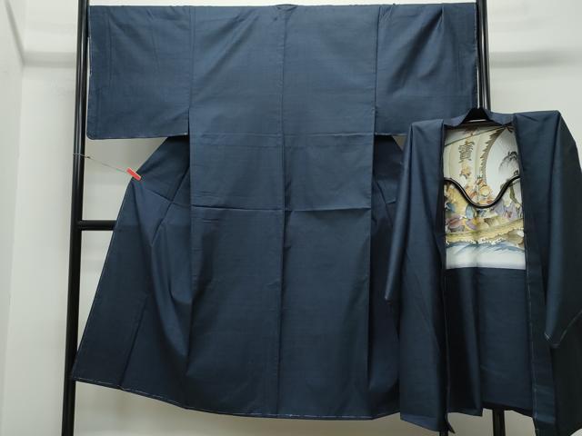 平和屋着物●男性　本場大島紬　アンサンブル　100亀甲　総詰め　正絹　逸品　未使用　CAAT7006vf