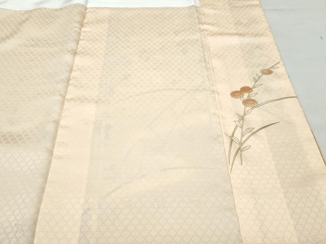 平和屋着物○訪問着 籬草花文 正絹 逸品 未使用 CAAT7012vf