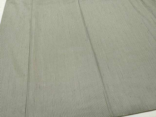 平和屋着物●上田紬　胴抜き仕立て　縞　証紙付き　正絹　逸品　CAAT7036vf 平和屋着物○上田紬 胴抜き仕立て 縞 証紙付き 正絹 逸品 CAAT7036vf