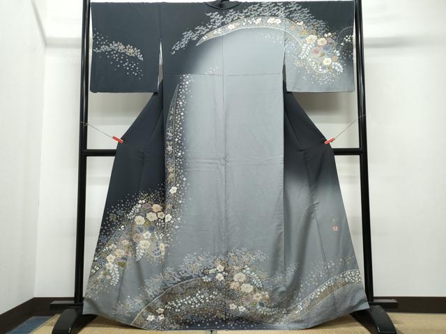 平和屋着物○吉乃一廉 幻の辻が花 訪問着 金彩 正絹 逸品 CAAT7104vf