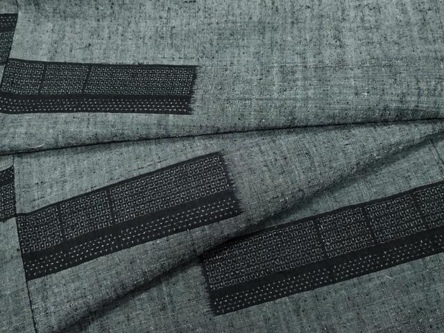 平和屋着物●本場結城紬　重要無形文化財　100亀甲　飛び亀甲柄　正絹　逸品　CAAT7106vf