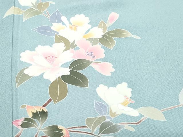 平和屋着物○本加賀友禅作家 南克治 訪問着 枝花文 正絹