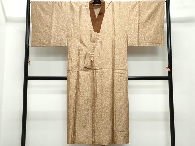 平和屋着物●男性　長襦袢　袷　鹿　洗える着物　CAAT7143vf