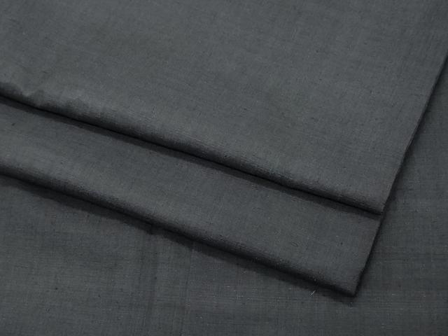 平和屋着物●結城紬　色無地　紅消鼠色　正絹　逸品　CAAT7148vf