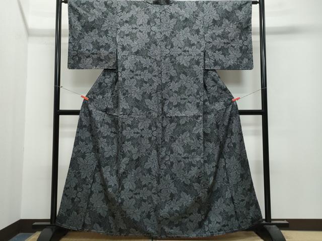 平和屋着物●本場大島紬　7マルキ　楓文　正絹　逸品　CAAT7150vf 平和屋着物○本場大島紬 7マルキ 楓文 正絹 逸品 CAAT7150vf