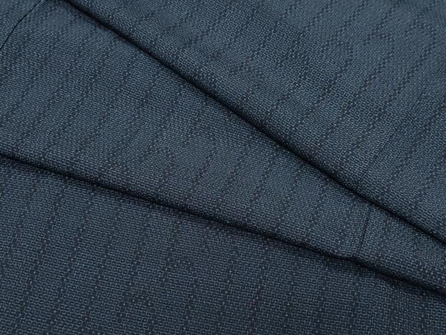 平和屋着物●本塩沢　110亀甲　吉祥文　ますいわ屋扱い　正絹　逸品　CAAT7185vf