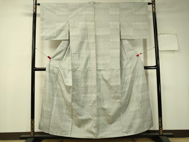 平和屋着物○本場大島紬 白大島 9マルキ 吉祥文 正絹 逸品 CAAU1839yc