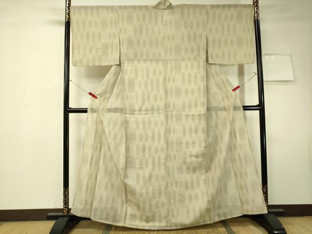 平和屋着物＊夏物 本場大島紬 夏大島 9マルキ 吉祥文様 正絹 逸品