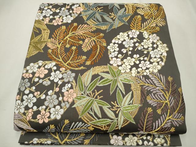 平和屋着物○豪華色留袖 友禅 作家物 風景草木文 暈し染め