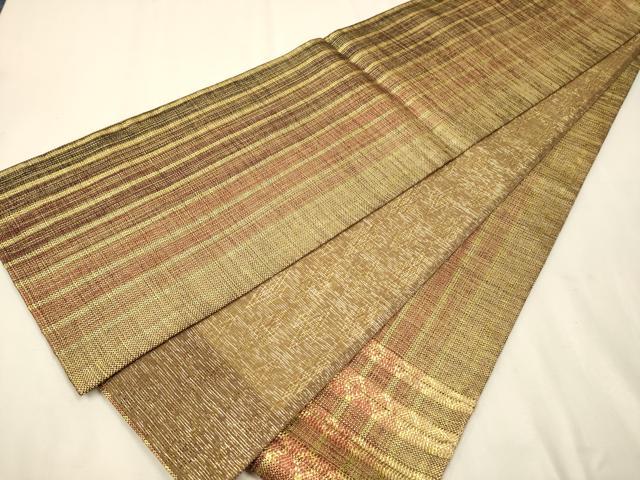 平和屋着物○ひなや工房 くむ・あむ・おる 伊豆蔵明彦 太鼓柄袋帯