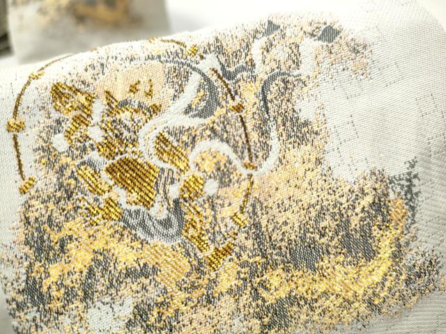 平和屋着物○両面 男性 角帯 風神雷神 CAAT8113hy