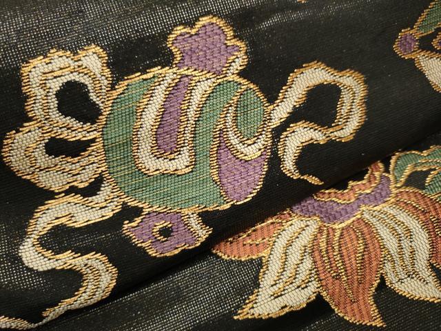 平和屋着物○ファッションデザイナー 花井幸子 六通柄袋帯 唐織