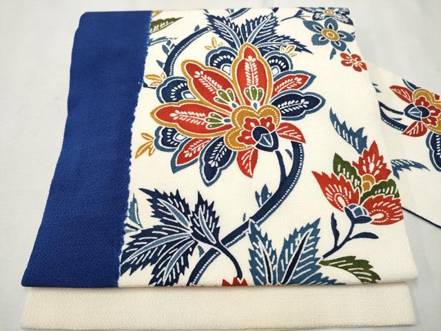 8-197 名古屋帯 九寸 美品 正絹 着物 名古屋仕立て 縮緬 縮緬 名古屋帯 着物 8-197 名古屋帯 九寸 美品 正絹 着物 名古屋