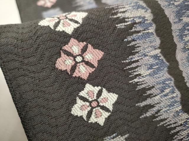 平和屋着物○八寸名古屋帯 霞花間道 正絹 逸品 CAAT8332hy