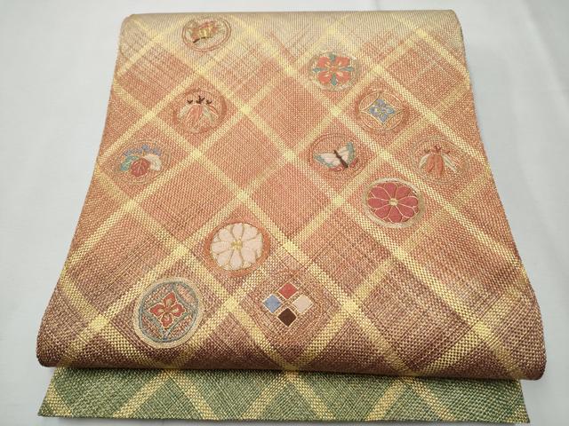 平和屋着物○ひなや工房 くむ・あむ・おる 伊豆蔵明彦 組織 太鼓柄