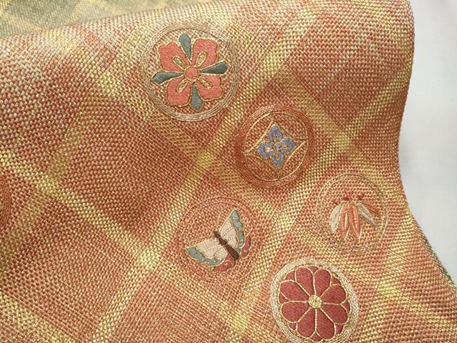 平和屋着物○ひなや工房 くむ・あむ・おる 伊豆蔵明彦 太鼓柄袋帯