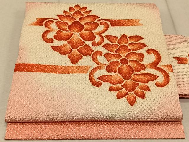 ⑥⑧⑧更紗文様 夏帯 名古屋帯 正絹 ⑥⑧⑧更紗文様 夏帯 名古屋帯 正絹 ⑥⑧⑧更紗文様 夏帯 名古屋帯 正絹