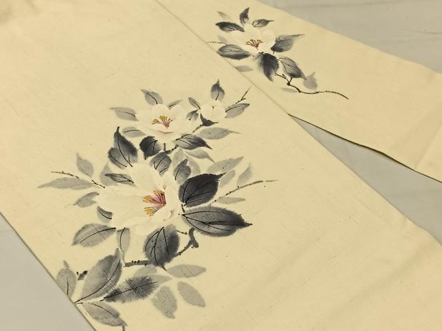 名古屋帯】竹と小鳥 紬 夏帯 作家物 紬織帯 – 創作着物と