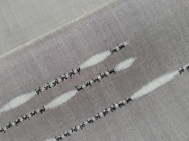 平和屋着物▽上質な紬 単衣 吉祥文 正絹 逸品 CAAT9206dy