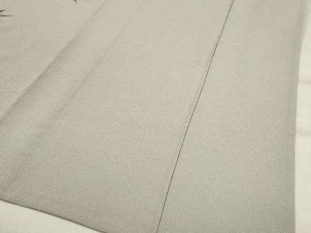 平和屋着物▽洗える最高級着物　＜英＞はなぶさ謹製　色留袖　単衣　手描き　笹竹文　CAAT9398dy 平和屋着物▽洗える最高級着物 ＜英＞はなぶさ謹製 色留袖 単衣 手描き